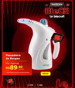 Le Biscuit Passadeira de Roupas 800W oferta
