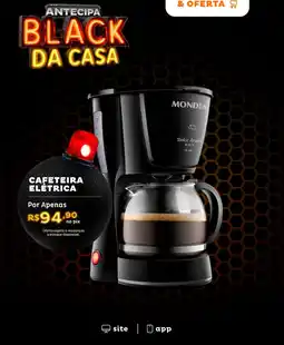 Casa e Vídeo Cafeteira elétrica oferta