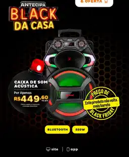 Casa e Vídeo Caixa de som acústica oferta