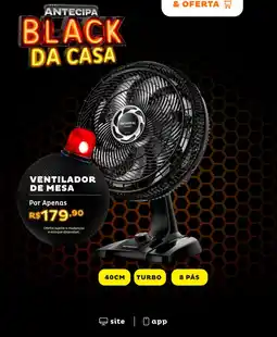 Casa e Vídeo Ventilador de mesa oferta