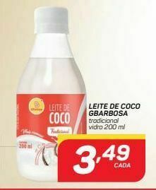GBarbosa Leite de coco gbarbosa 200ml oferta