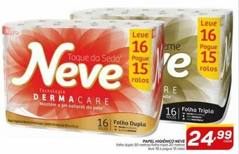 Papel higiênico neve