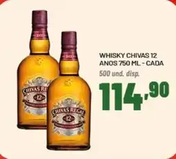 Cooper Whisky chivas 12 anos cada oferta