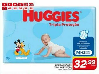 GBarbosa Fralda huggies tripla proteção oferta
