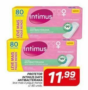 GBarbosa Protetor intimus days antibacteriana oferta