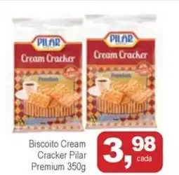 Mineirão Atacarejo Biscoito Cream Cracker Pilar Premium oferta
