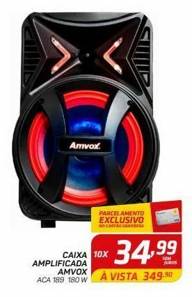 GBarbosa Caixa amplificada amvox oferta