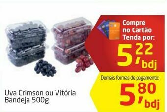 Tenda Atacado Uva crimson ou vitória 500g oferta