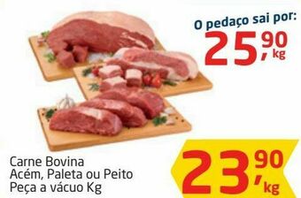 Carne bovina acém, paleta ou peito kg