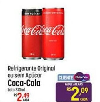 Muffato Refrigerante Original ou sem Acucar Coca-Cola 310ml oferta