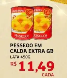 Péssego em calda extra gb
