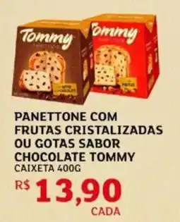 Assaí Atacadista Panettone com frutas cristalizadas ou gotas sabor chocolate tommy caixeta oferta