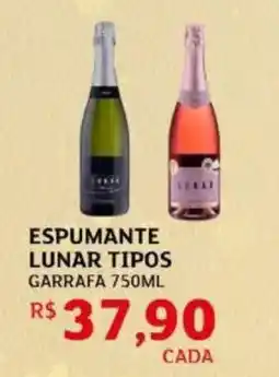 Assaí Atacadista Espumante lunar tipos garrafa oferta