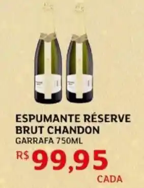 Assaí Atacadista Espumante réserve brut chandon oferta
