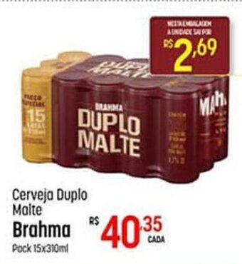 Muffato Cerveja Duplo Malte Brahma oferta