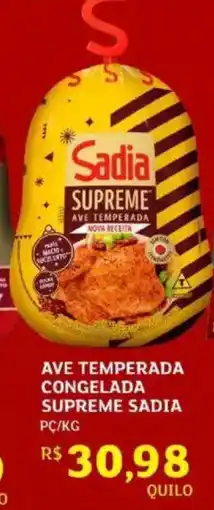 Assaí Atacadista Ave temperada congelada supreme sadia oferta