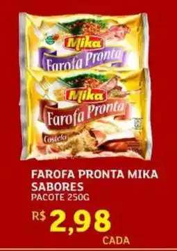 Assaí Atacadista Farofa pronta mika sabores oferta