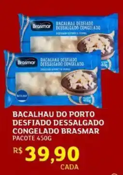 Assaí Atacadista Bacalhau do porto desfiado dessalgado congelado brasmar pacote oferta