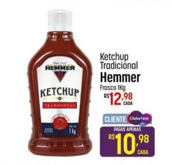 Muffato Ketchup Tradicional Hemmer 1kg oferta