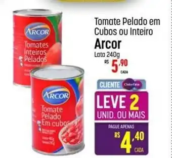 Muffato Tomate Pelado em cubos ou Inteiro Arcor 240g oferta