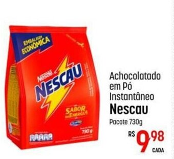 Muffato Achocolatado em po Instantaneo Nescau 730g oferta