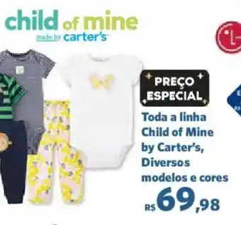 Toda a linha Child of Mine by Carter's, Diversos modelos e cores