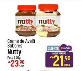 Muffato Creme de Avela Sabores Nutty 350g oferta