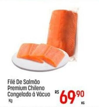 Muffato File de Salmao Premium Chileno Congelado a vacuo 1kg oferta