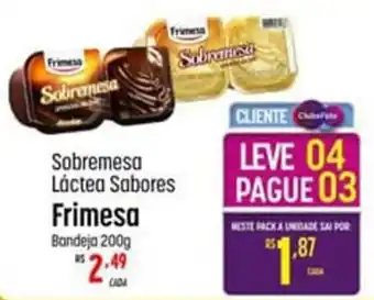 Muffato Sobremesa lactea Sabores Frimesa 200g oferta