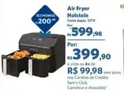 Sam's Club Air Fryer Holstein Cesto duplo, 127V oferta
