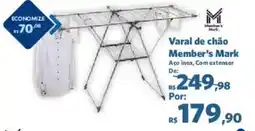 Sam's Club Varal de chão Member's Mark oferta