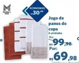 Sam's Club Jogo de panos de copa oferta
