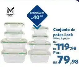 Sam's Club Conjunto de potes Lock oferta