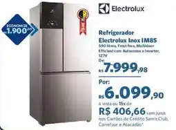 Sam's Club Refrigerador Electrolux Inox IM8S oferta