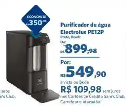 Sam's Club Purificador de água Electrolux PE12P oferta