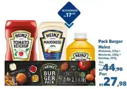 Sam's Club Pack Burger Heinz oferta
