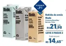 Sam's Club Bebida de aveia Nude oferta