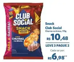 Sam's Club Snack Club Social Churras na brasa, oferta