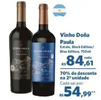 Sam's Club Vinho Doña Paula oferta