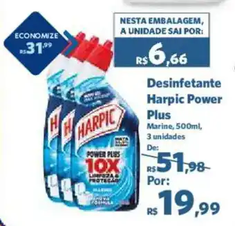 Sam's Club Desinfetante Harpic Power Plus oferta