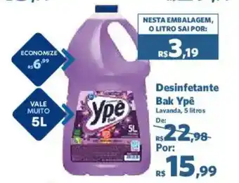 Sam's Club Desinfetante Bak Ypê Lavanda, oferta