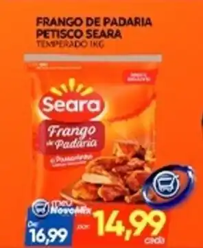 Novo Mix Frango de padaria petisco seara temperado oferta