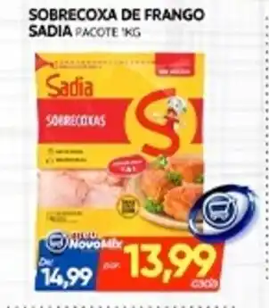 Novo Mix Sobrecoxa de frango sadia pacote oferta