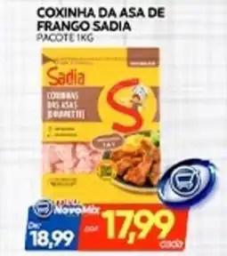 Novo Mix Coxinha da asa de frango sadia pacote oferta