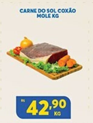 Atacadão Centro Sul Carne Do Sol Coxao Mole 1kg oferta