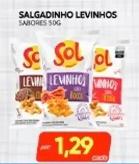 Novo Mix Salgadinho levinhos sabores oferta
