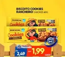Novo Mix Biscoito cookies rancheiro sabores oferta