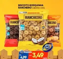 Novo Mix Biscoito rosquinha rancheiro sabores oferta