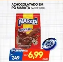 Novo Mix Achocolatado em po marata sache oferta