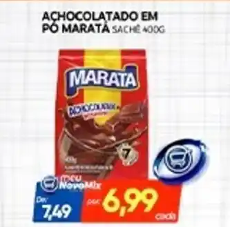 Novo Mix Achocolatado em po marata sache oferta